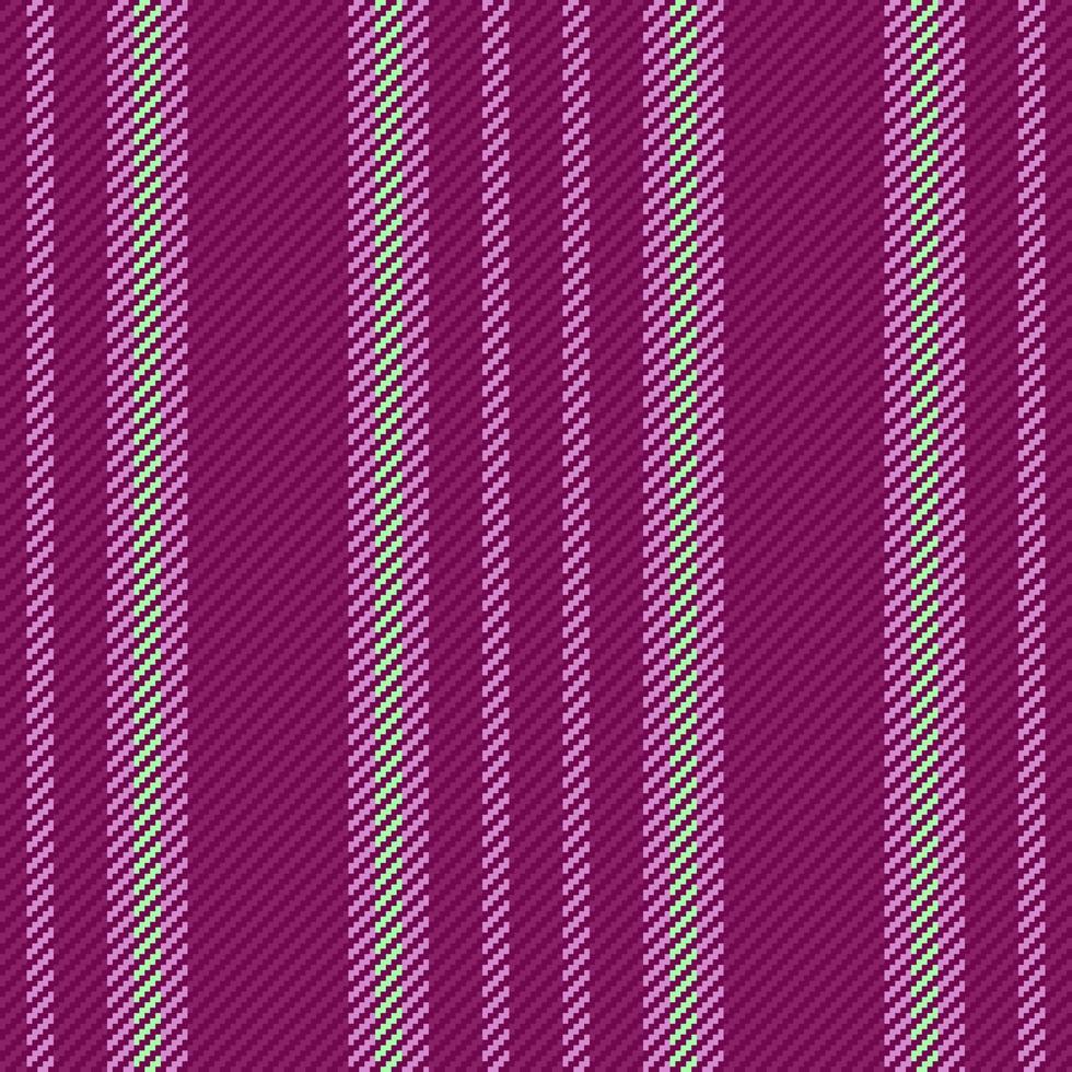 Muster Vektor nahtlos. Streifen Hintergrund Textur. Linien Textil- Stoff Vertikale.