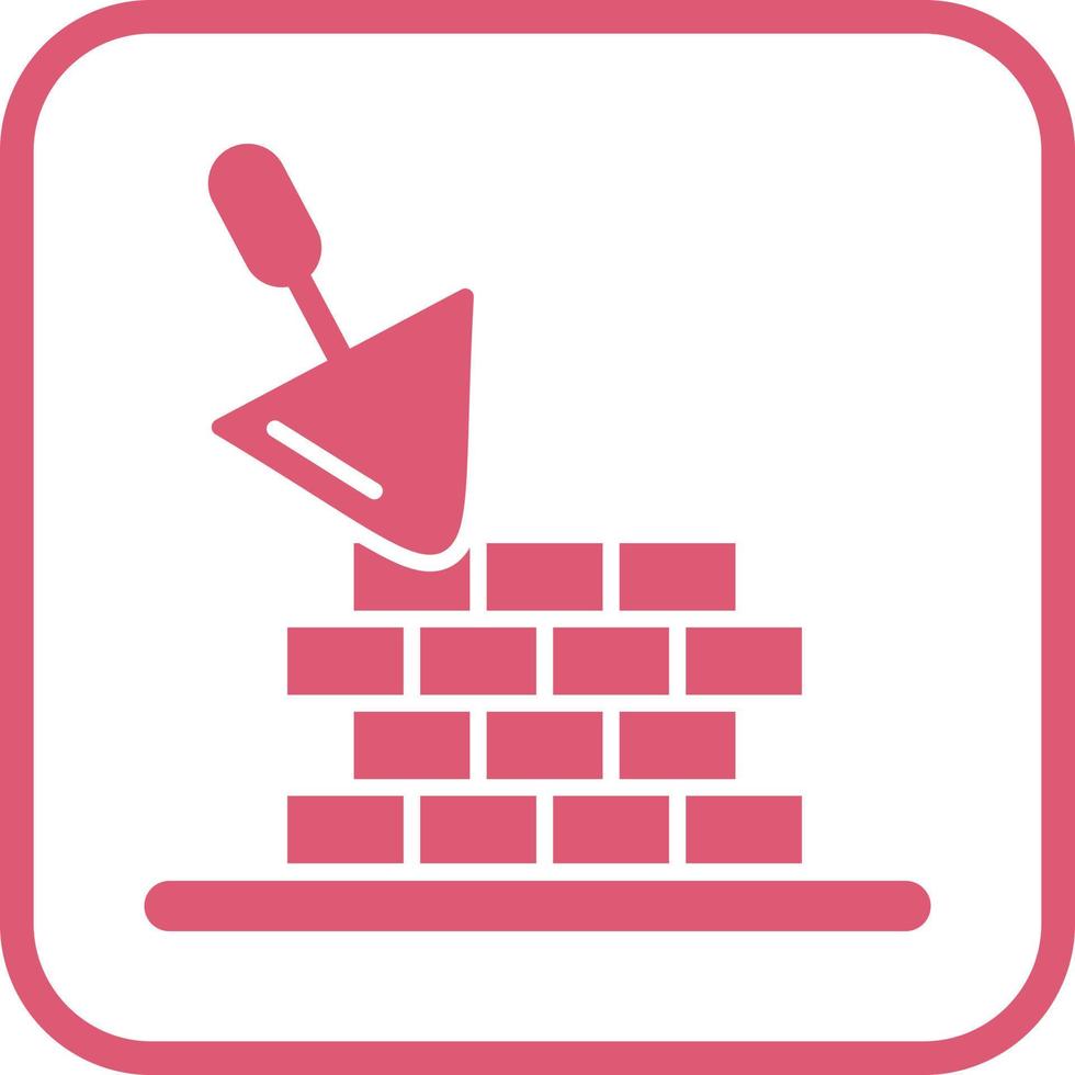 Brickwall-Vektorsymbol vektor
