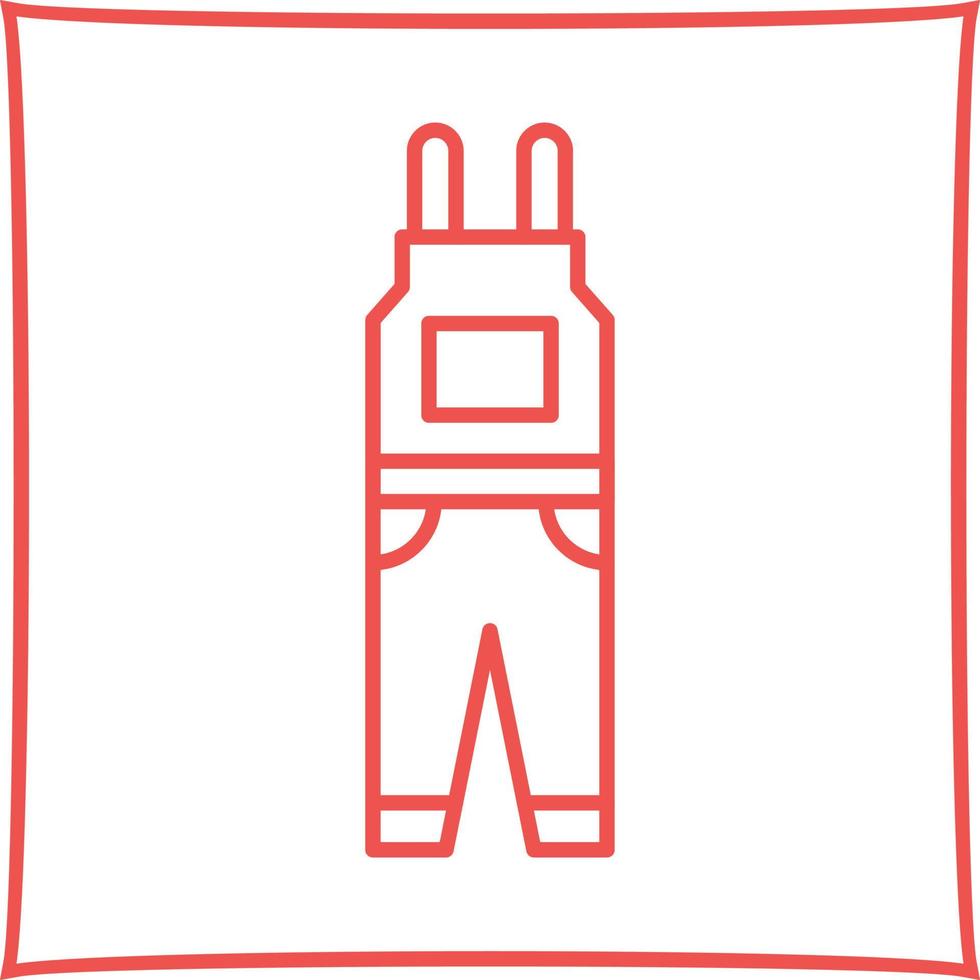 Overall-Vektor-Symbol vektor