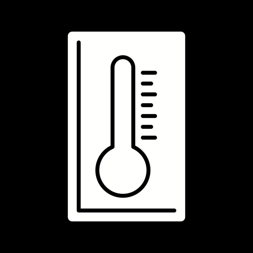 Thermometer-Vektor-Symbol vektor