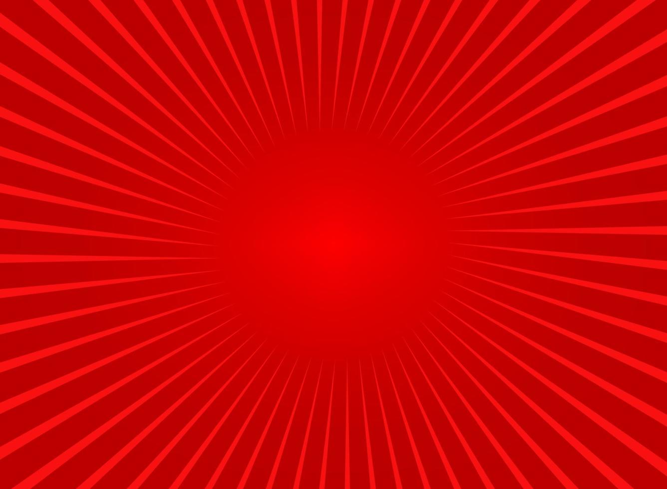 abstrakt röda solstrålar bakgrund vektor