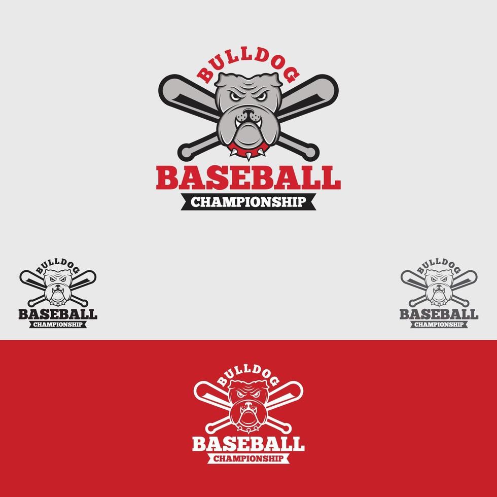 baseball logotyp formgivningsmall vektor