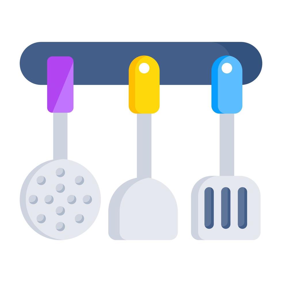 ett ikon design av kök verktyg vektor