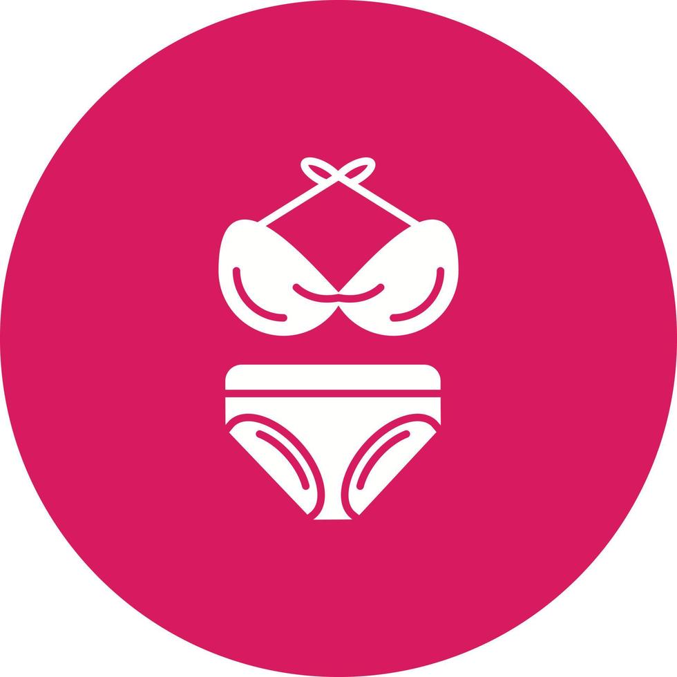 Bikini-Vektor-Symbol vektor