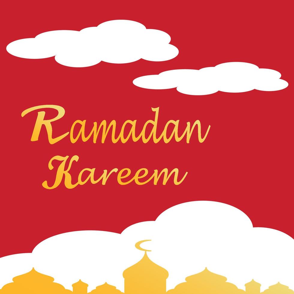 ramadan kareem affisch bakgrund vektor illustration design hälsning kort. social media posta mall Ramadhan mubarak. Lycklig helig ramadan. de månad av fasta för muslims