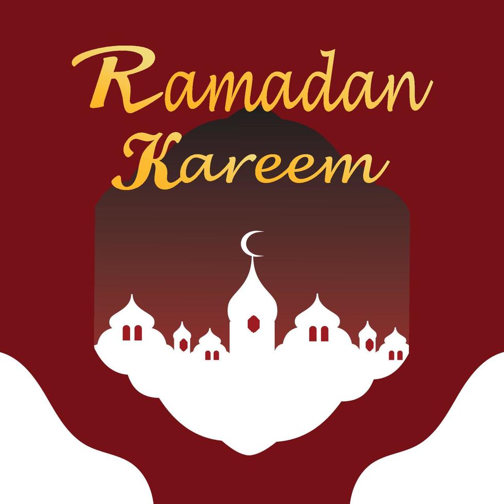 ramadan kareem affisch bakgrund vektor illustration design hälsning kort. social media posta mall Ramadhan mubarak. Lycklig helig ramadan. de månad av fasta för muslims