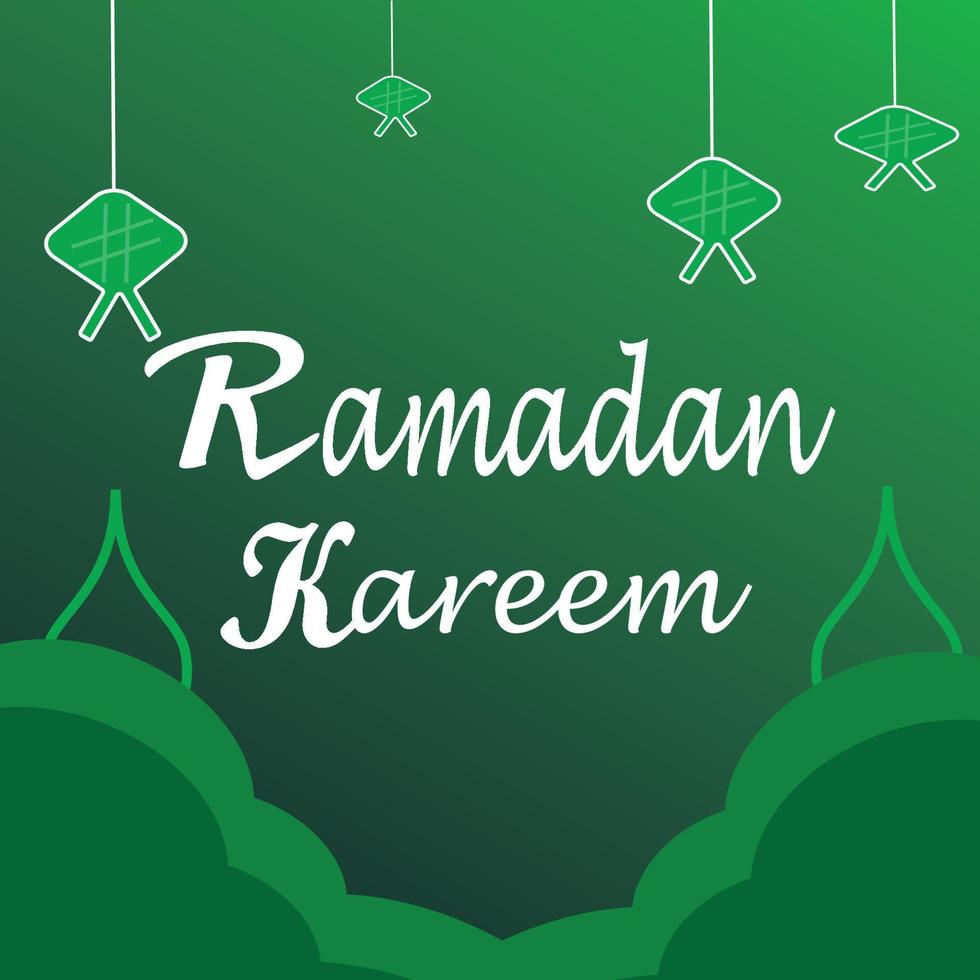 ramadan kareem affisch bakgrund vektor illustration design hälsning kort. social media posta mall Ramadhan mubarak. Lycklig helig ramadan. de månad av fasta för muslims