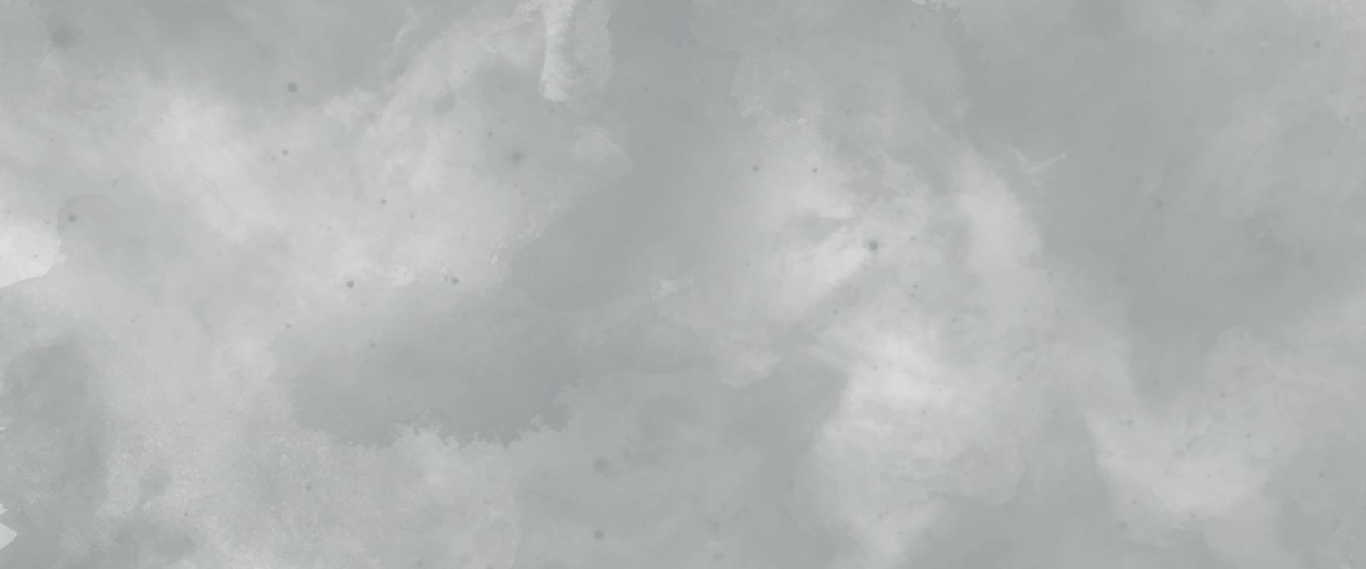 einfarbiges Schwarz-Weiß-Tinteneffekt-Aquarell. Abstract Grunge Grautöne Aquarell Hintergrund. verschmiertes graues aquarellfarbenes papier strukturiert. silberne tinte und aquarelltexturen auf weißem papier. vektor