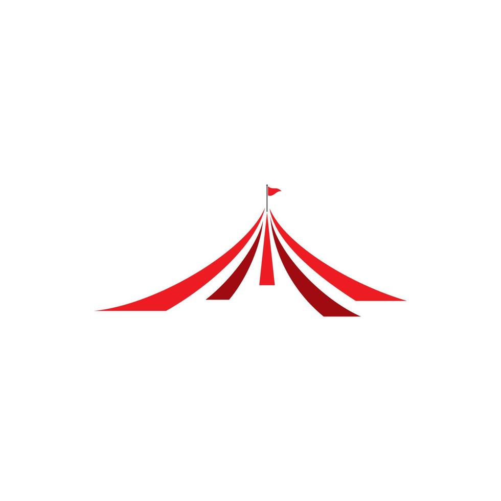 cirkus logotyp ,enkel cirkus logotyp vektor ikon illustration
