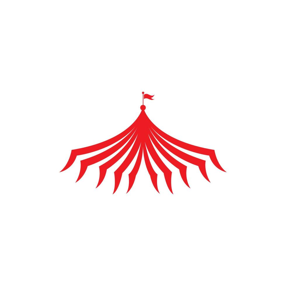 Zirkus Logo ,einfach Zirkus Logo Vektor Symbol Illustration