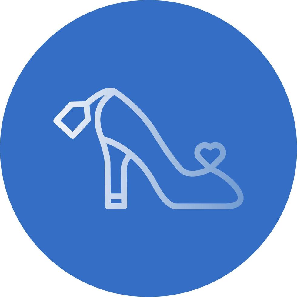 Vektor-Icon-Design für weibliche Schuhe vektor