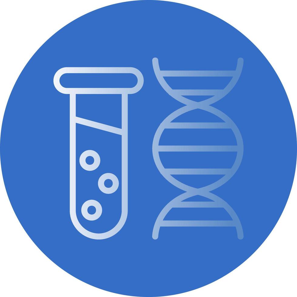 DNA-Test-Vektor-Icon-Design vektor