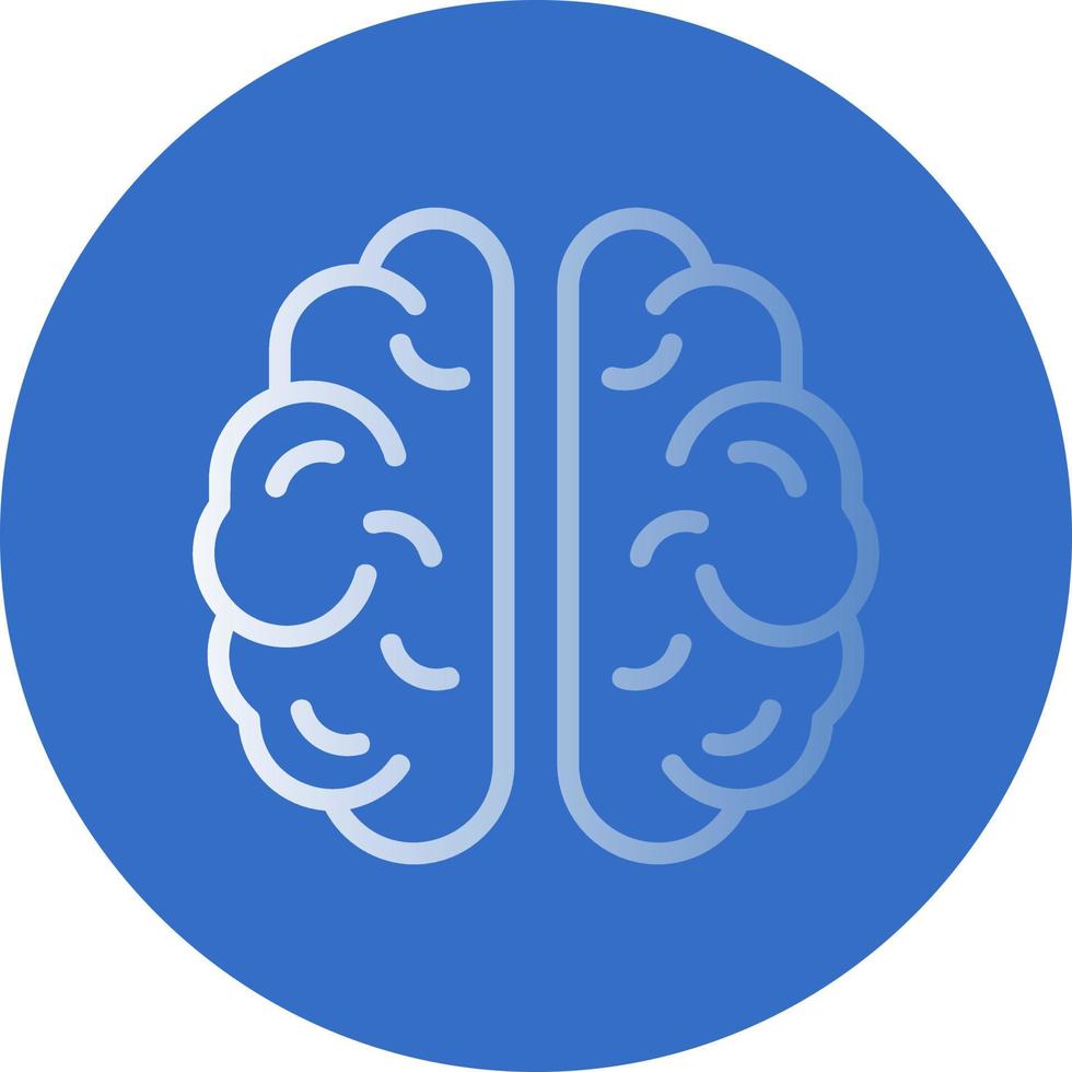 neurowissenschaftliches Vektor-Icon-Design vektor