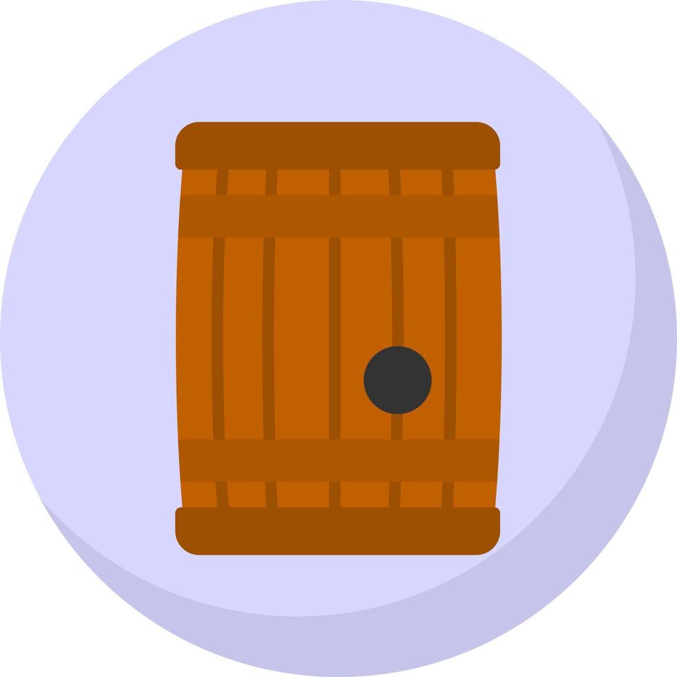 Barrel-Vektor-Icon-Design vektor