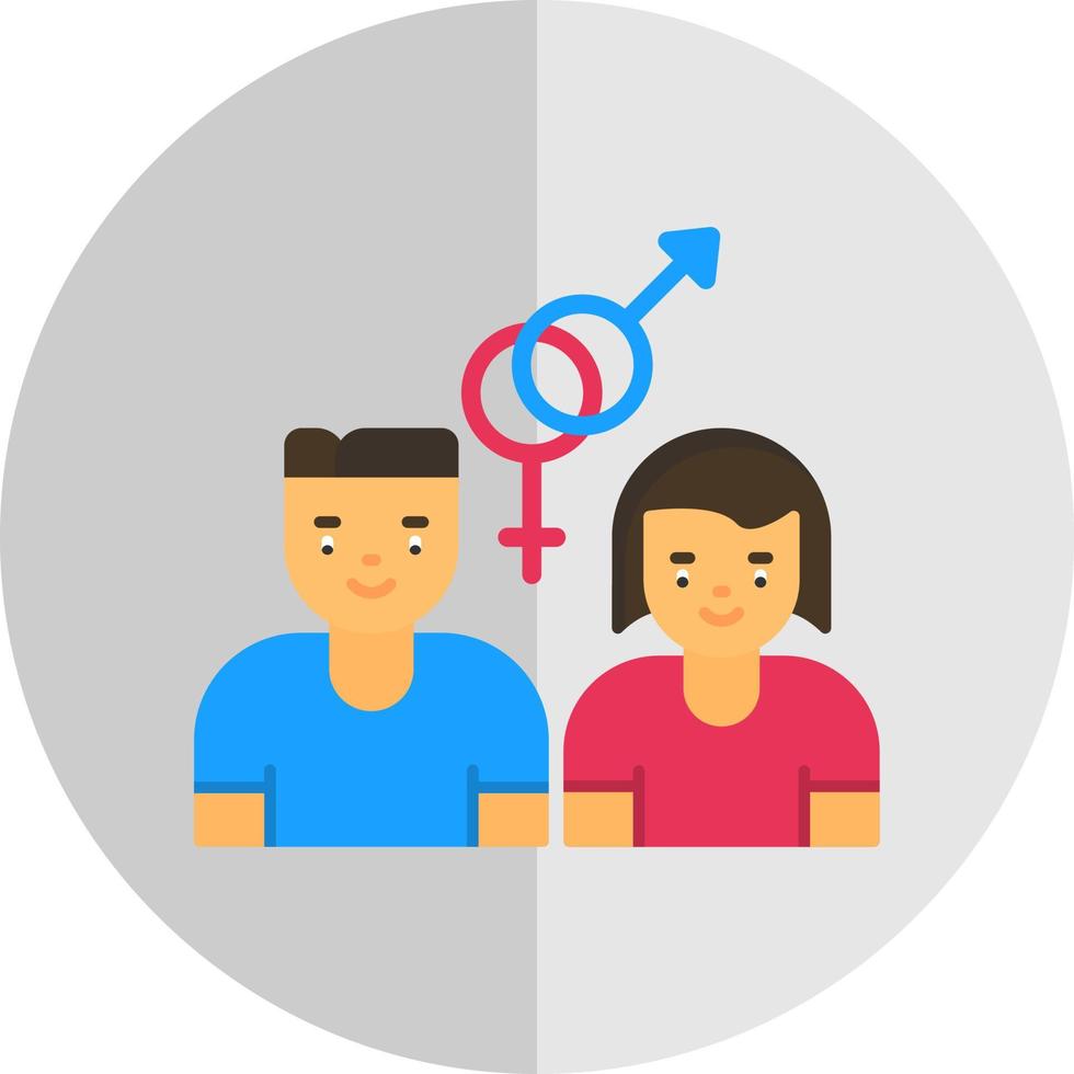 Gender-Vektor-Icon-Design vektor