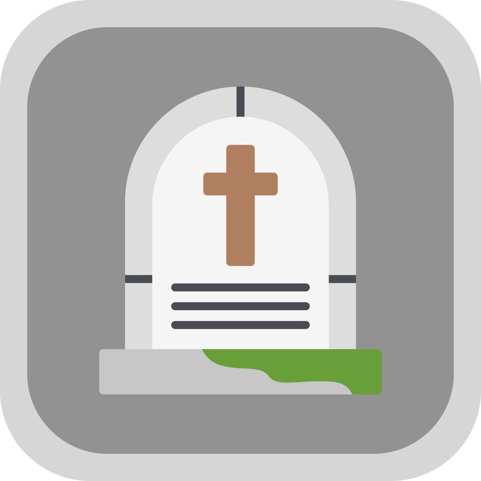 begravning vektor ikon design