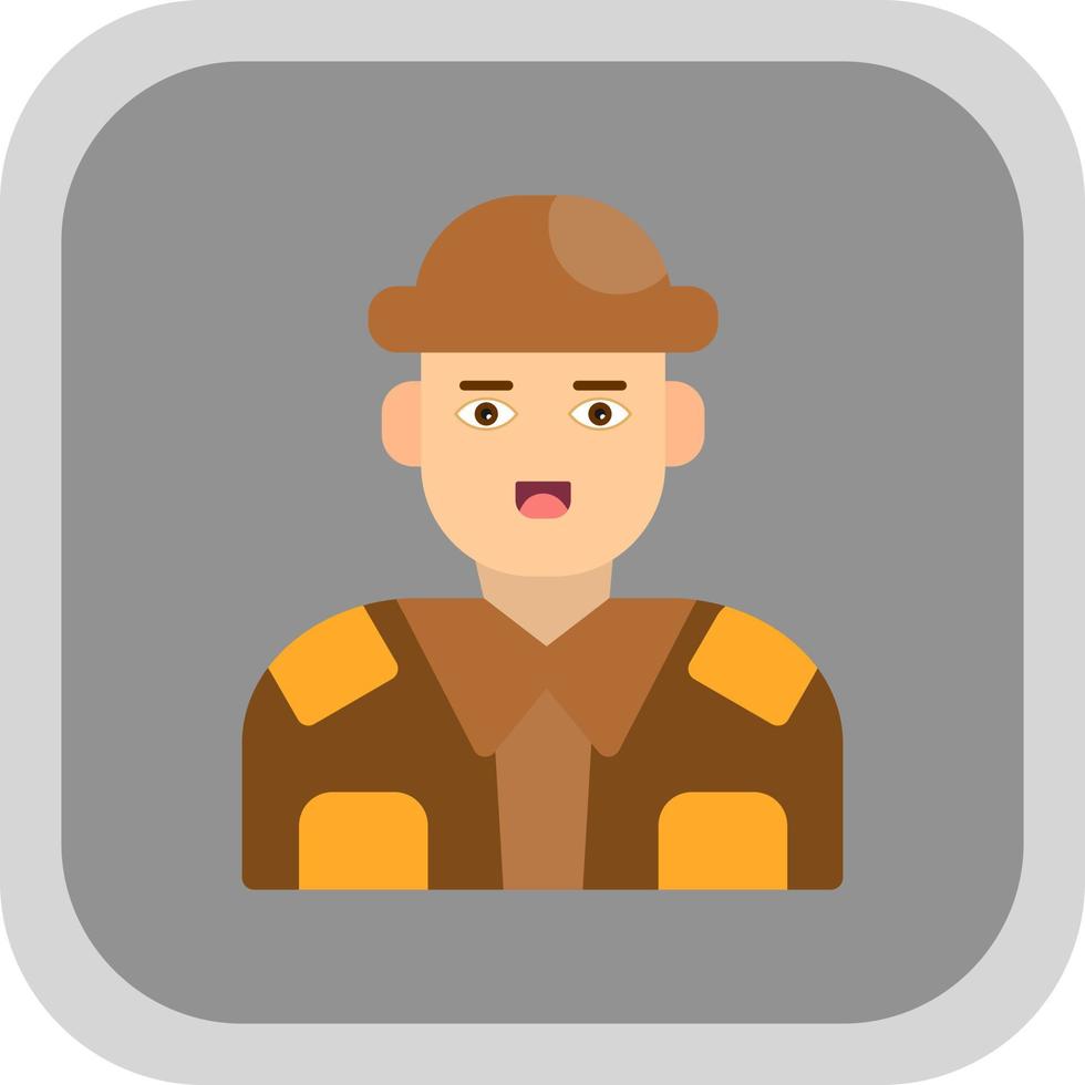 Soldat-Vektor-Icon-Design vektor