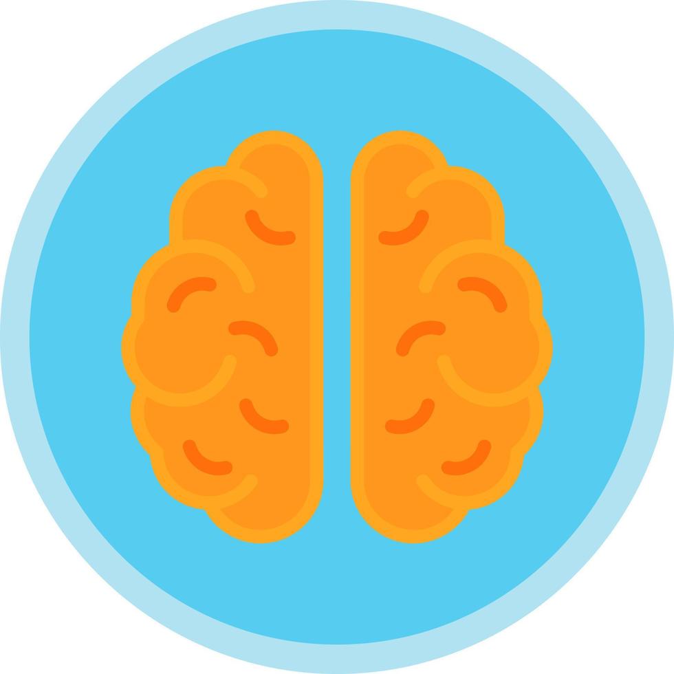 neurowissenschaftliches Vektor-Icon-Design vektor