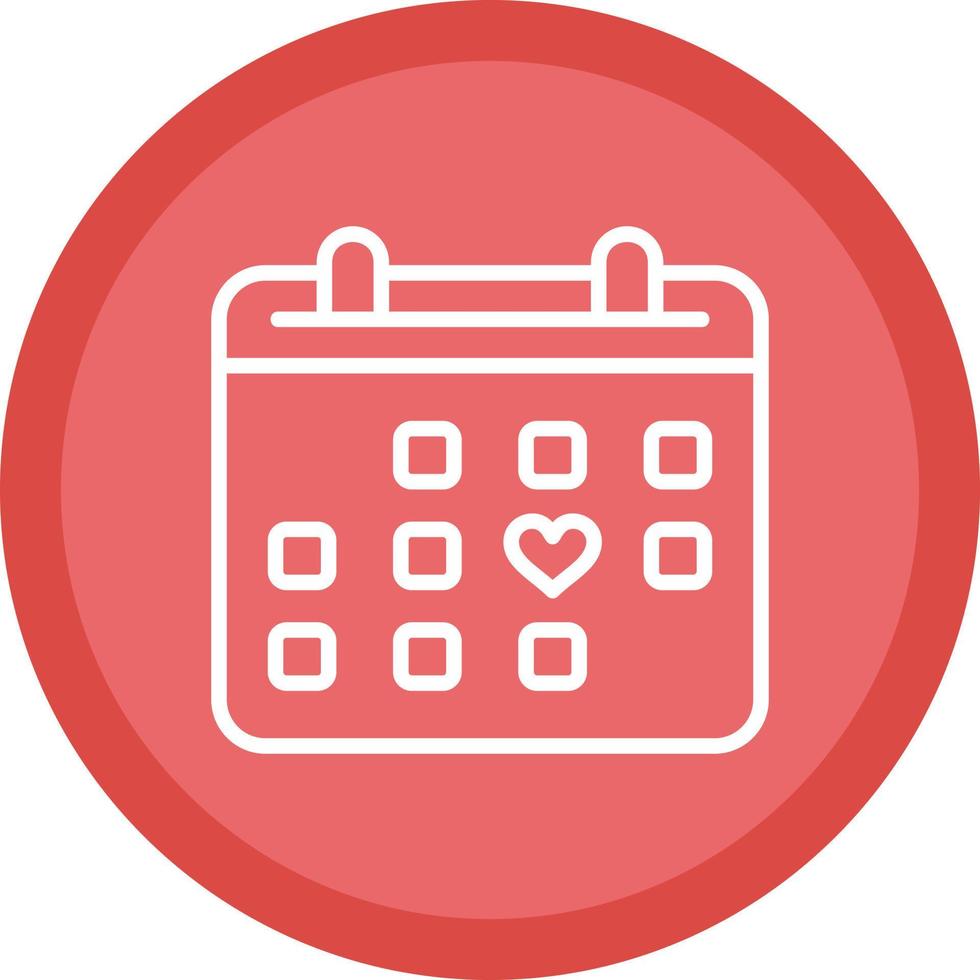 Kalender-Vektor-Icon-Design vektor