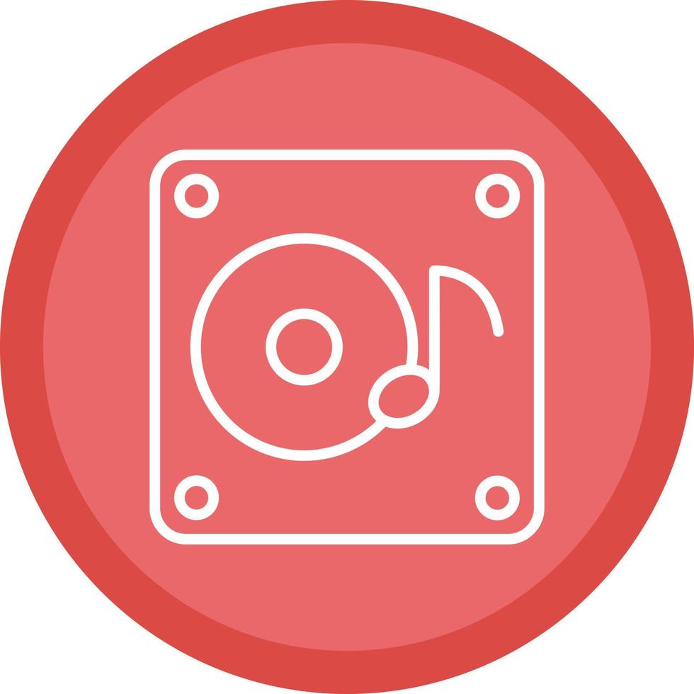 Musikalbum-Vektor-Icon-Design vektor