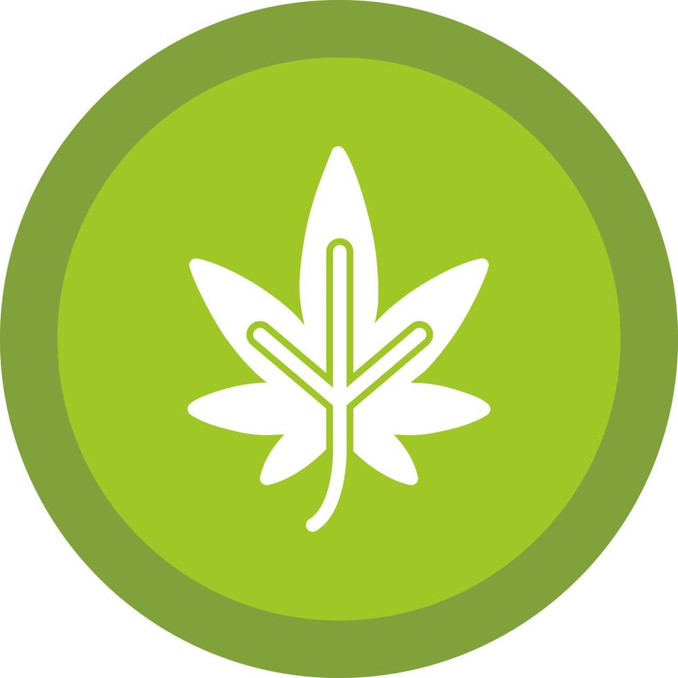 Cannabis-Vektor-Icon-Design vektor