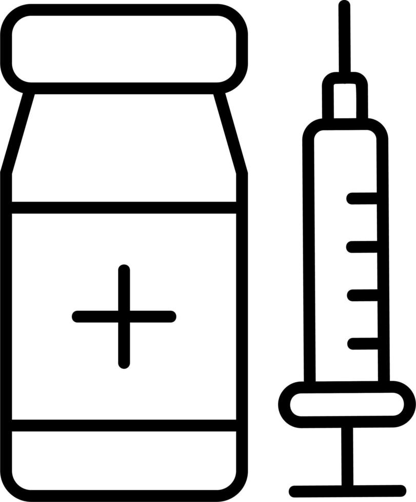 vaccination vektor ikon