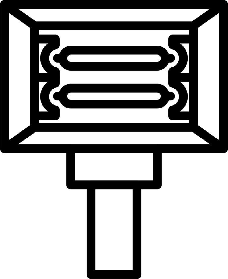 Symbol für Taschenlampenvektor vektor