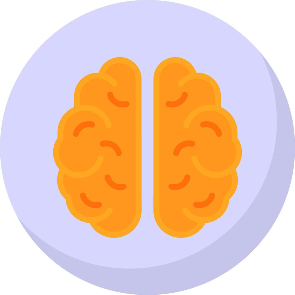neurowissenschaftliches Vektor-Icon-Design vektor