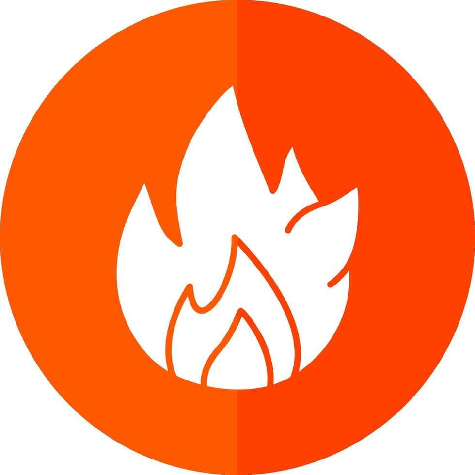 Feuer-Vektor-Icon-Design vektor