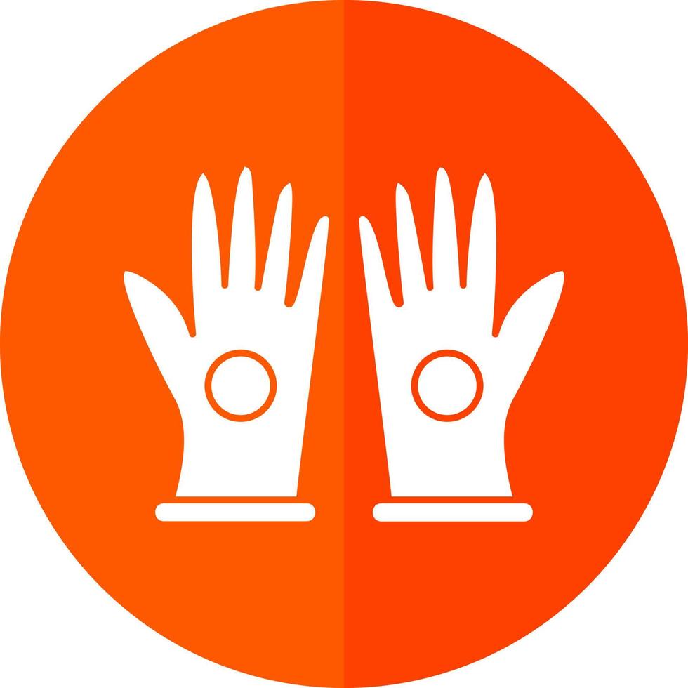 Handschuhe-Vektor-Icon-Design vektor