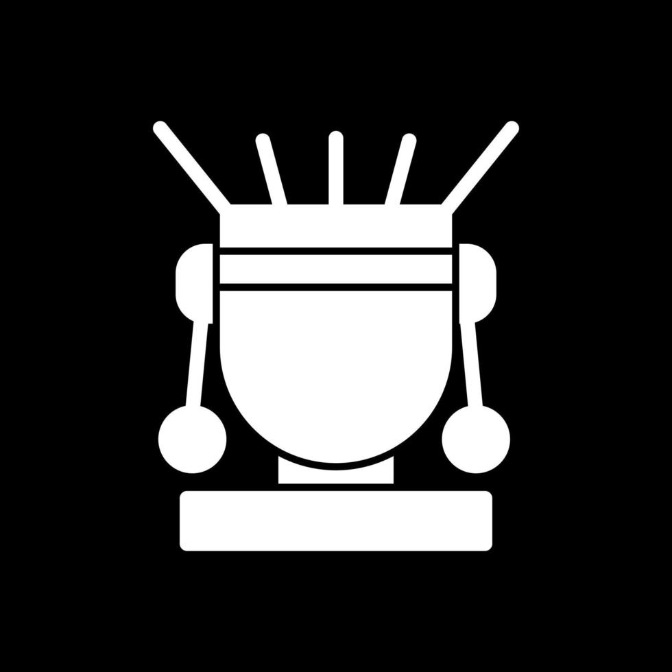 Schamanen-Vektor-Icon-Design vektor