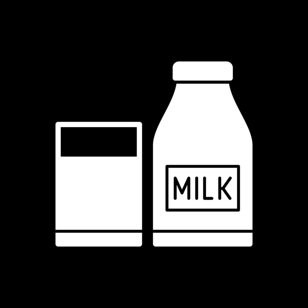 Milch-Vektor-Icon-Design vektor