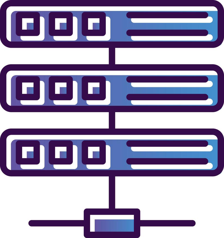 server vektor ikon design