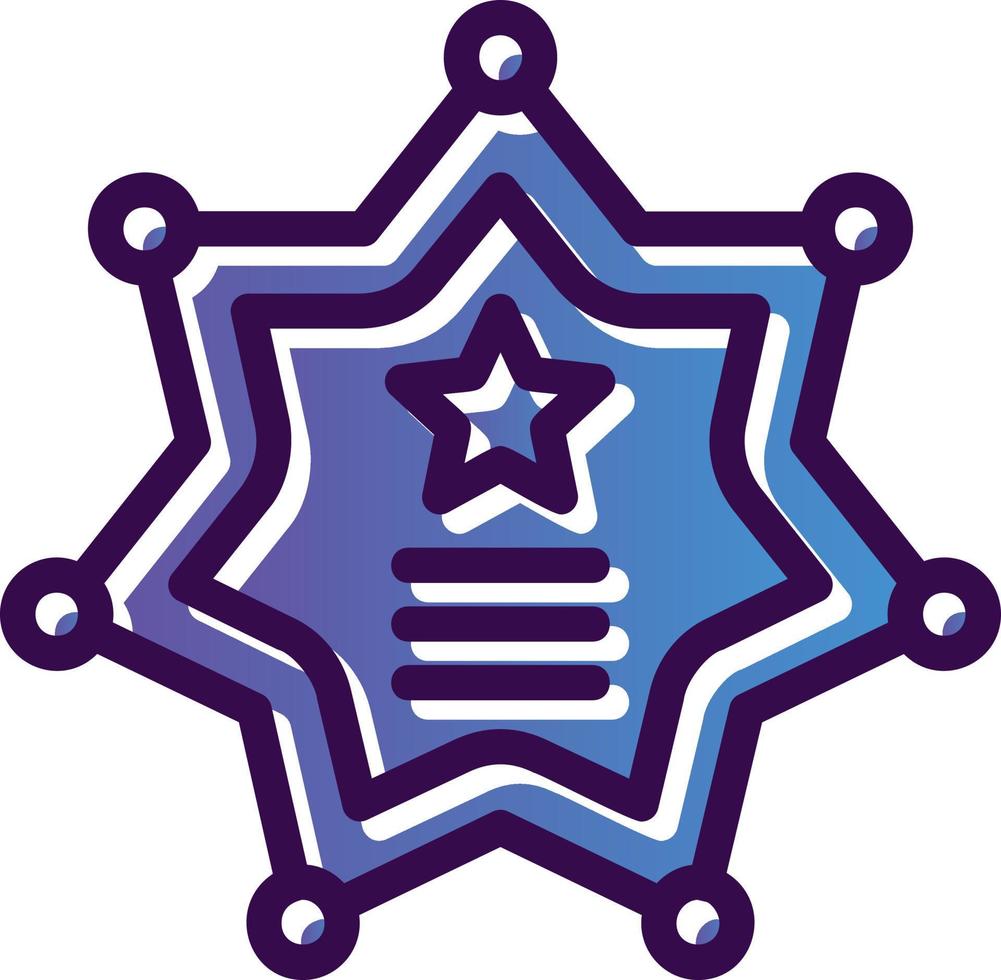 Sheriff-Vektor-Icon-Design vektor