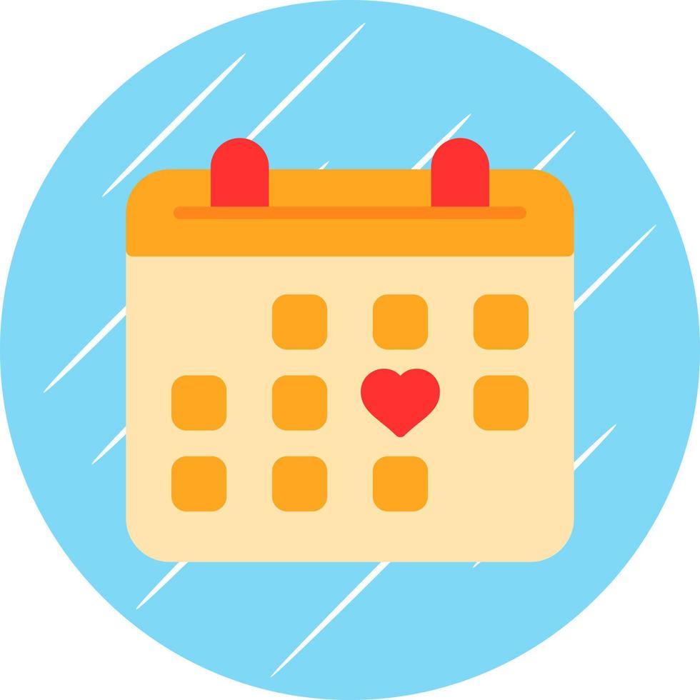 Kalender-Vektor-Icon-Design vektor