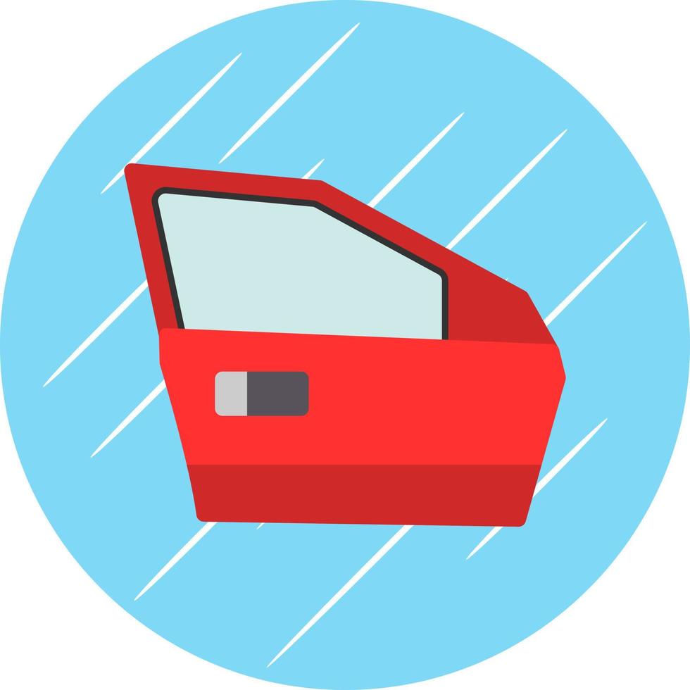 Autotür-Vektor-Icon-Design vektor