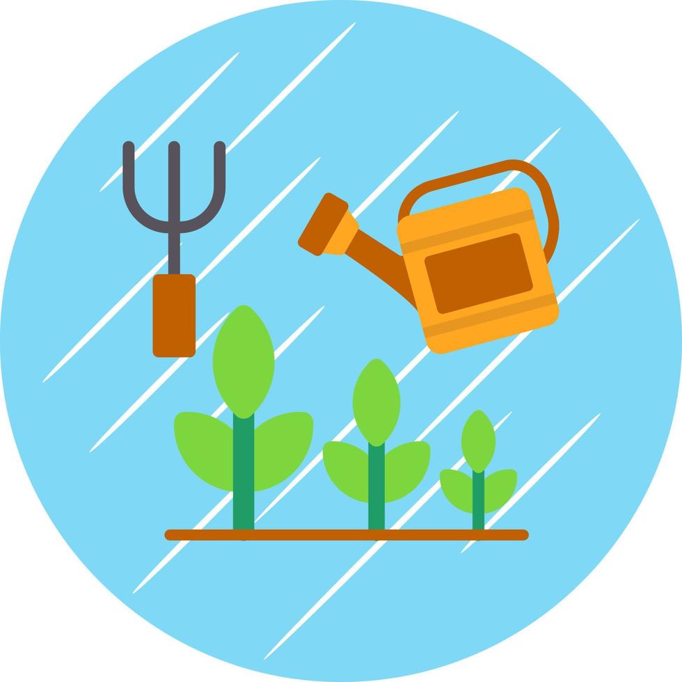 Landwirtschaft und Gartenbau-Vektor-Icon-Design vektor