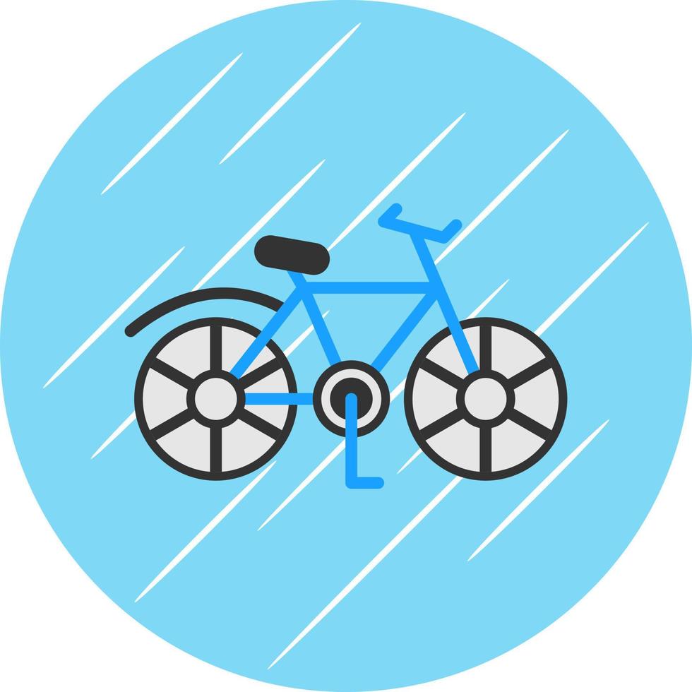 Fahrrad-Vektor-Icon-Design vektor