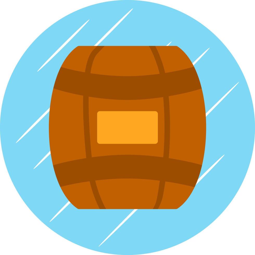 Barrel-Vektor-Icon-Design vektor