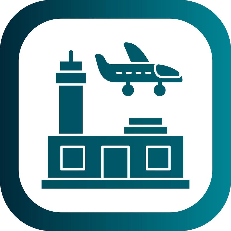 Flughafen-Vektor-Icon-Design vektor