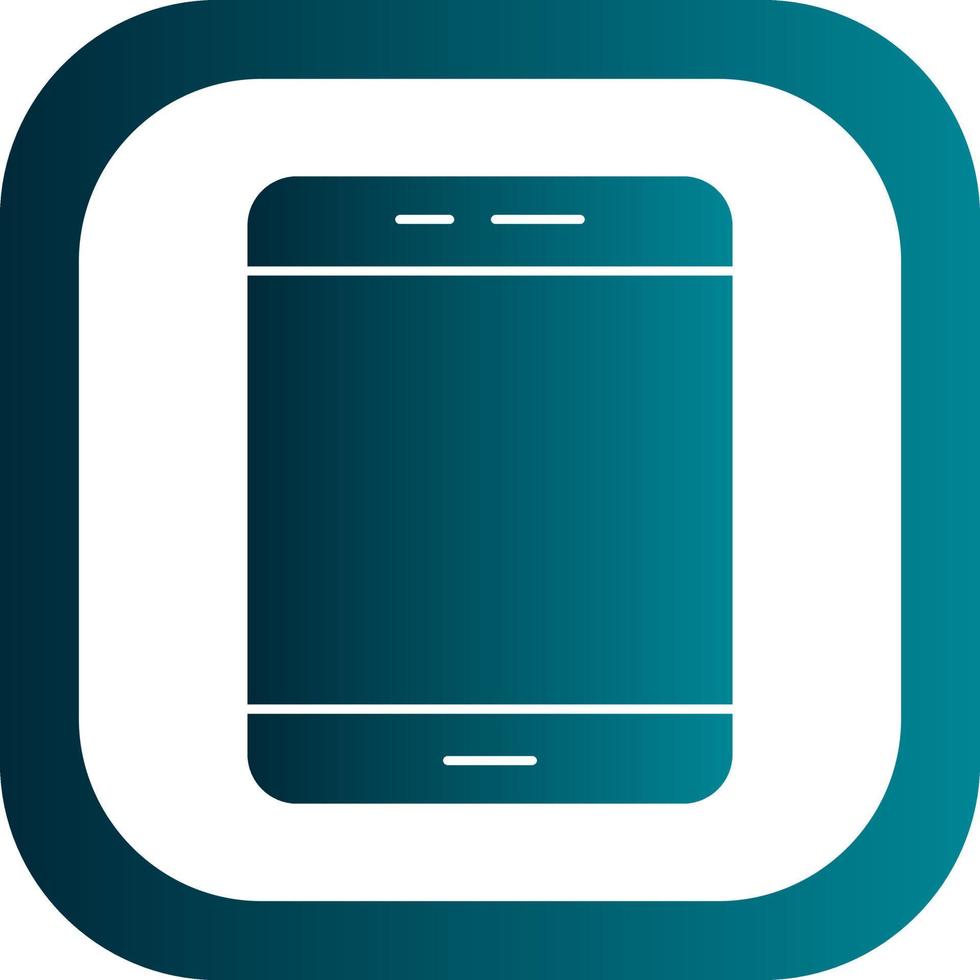 Tablet-Vektor-Icon-Design vektor