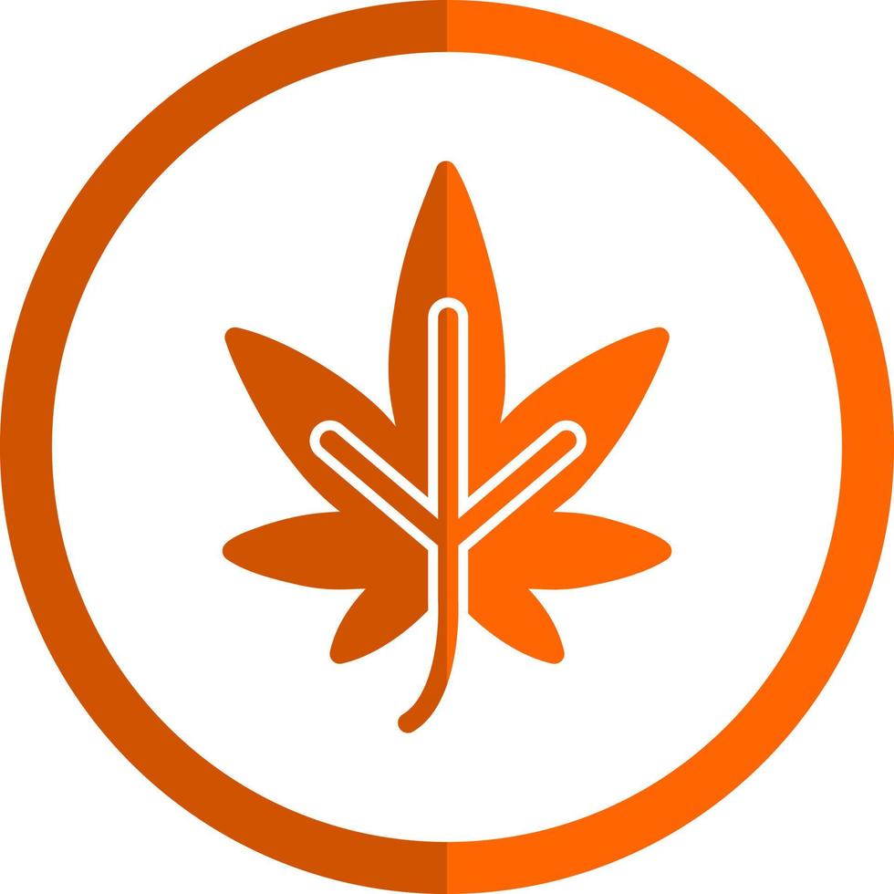 Cannabis-Vektor-Icon-Design vektor