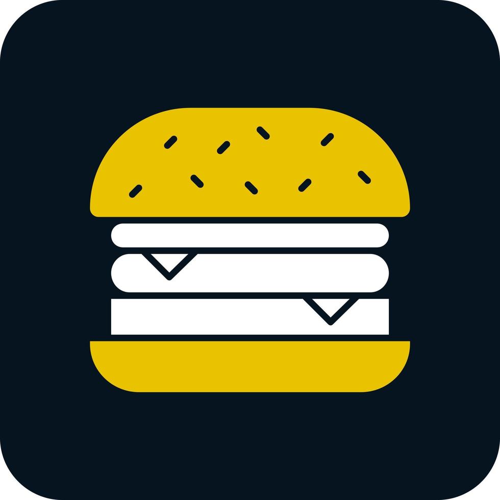 Burger-Vektor-Icon-Design vektor