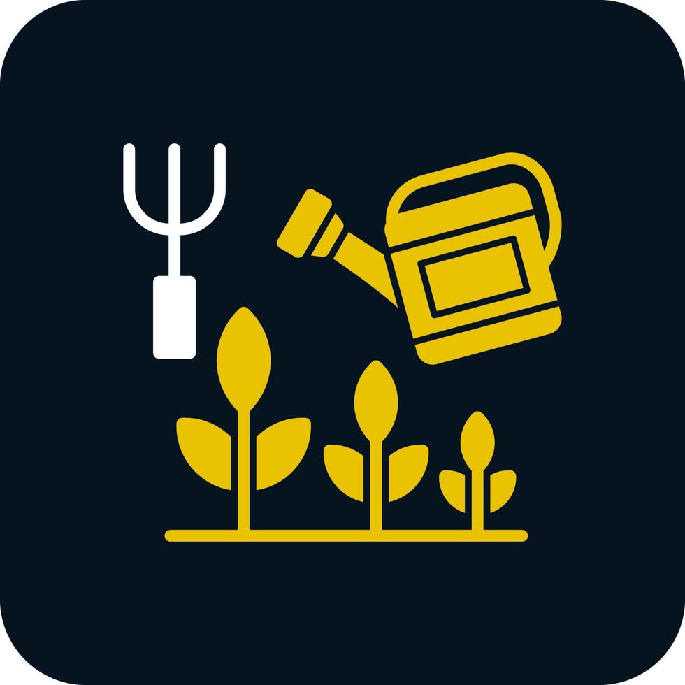 Landwirtschaft und Gartenbau-Vektor-Icon-Design vektor