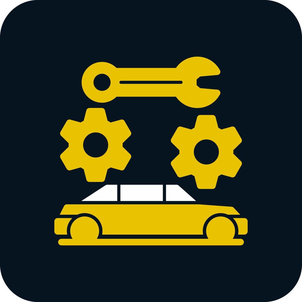 Auto Instandhaltung Vektor Symbol Design