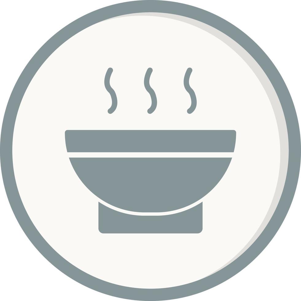 Suppe Schüssel Vektor Symbol