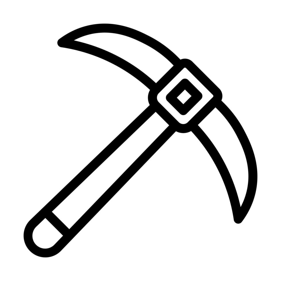 pickaxe ikon design vektor