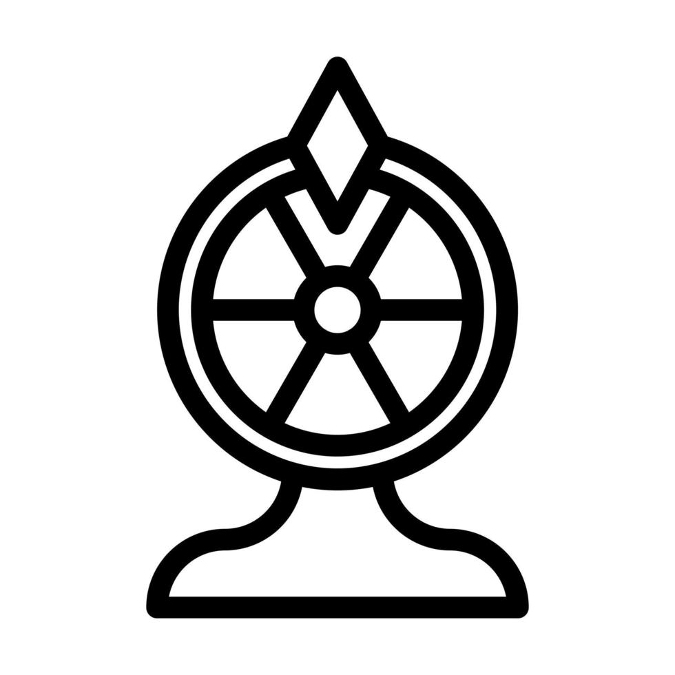 Lotterie Spiel Symbol Design vektor