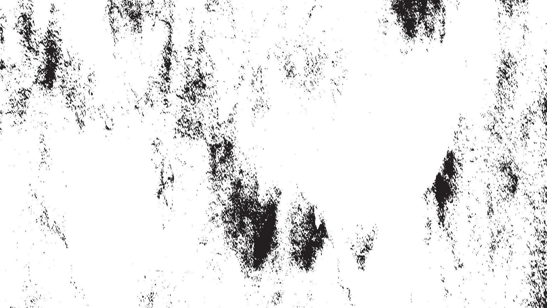 beunruhigte Overlay-Textur, Grunge-Hintergrund schwarz-weiß abstrakt, Vektor-beunruhigter Schmutz, Textur von Spänen, Rissen, Kratzern, Schrammen, Staub, Schmutz. vektor