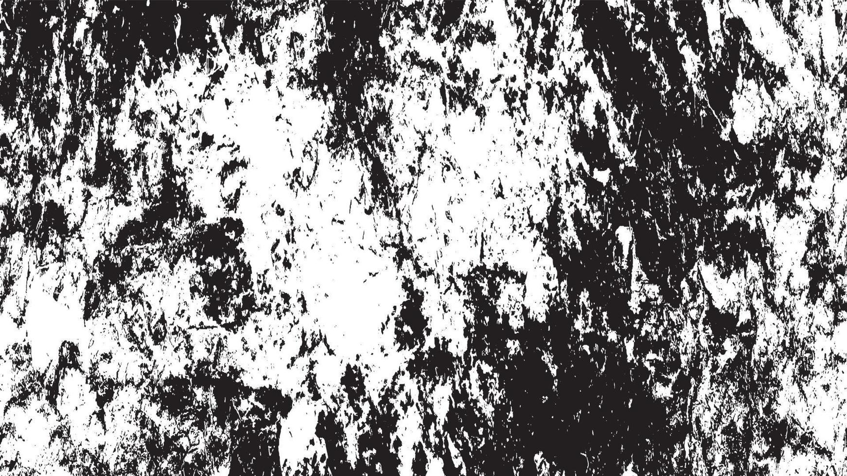 beunruhigte Overlay-Textur, Grunge-Hintergrund schwarz-weiß abstrakt, Vektor-beunruhigter Schmutz, Textur von Spänen, Rissen, Kratzern, Schrammen, Staub, Schmutz. vektor